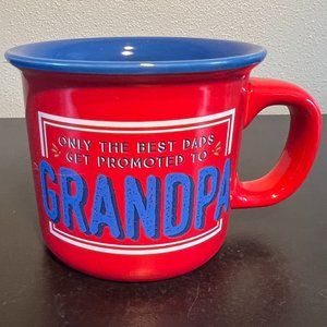 ONLY THE BEST DADS GET PROMOTED TO GRANDPA Camping Style Ceramic Mug